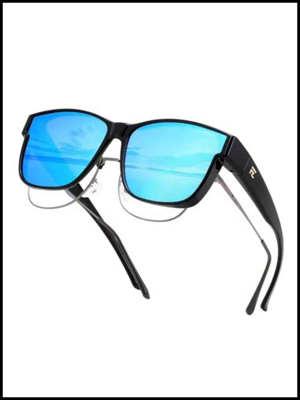 Oversized Fit Over Glasses Polarized Sunglasses UV400 Protection Unisex